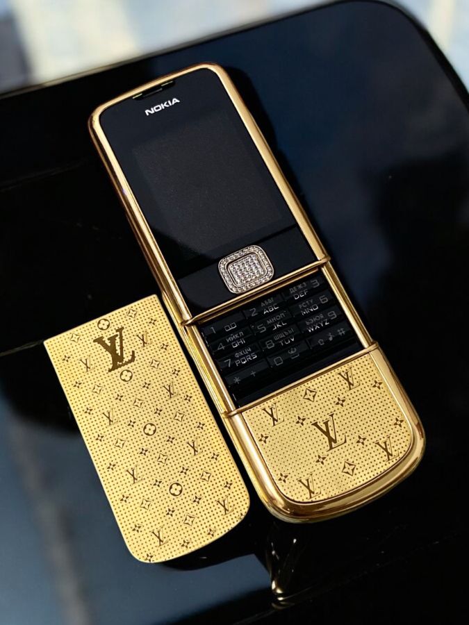 Miếng Dán Thay Da Nokia 8800 Mạ Vàng Các Mẫu 1